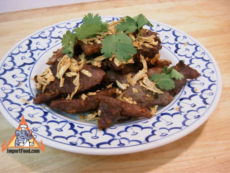 Thai Crispy Fried Pork with Garlic, 'Moo Tod Gratiem'