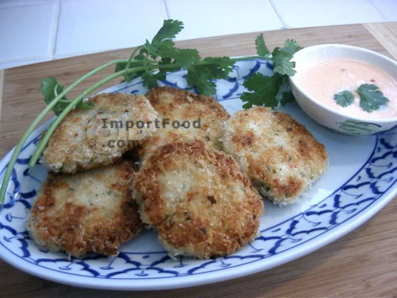 Panko Shrimpcakes with Chile-Lime Sauce