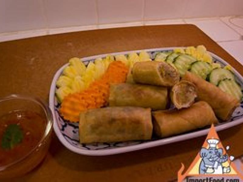 Thai Fried Spring Rolls, 'Poh Pia Tod'