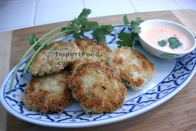 Panko Shrimpcakes with Chile-Lime Sauce