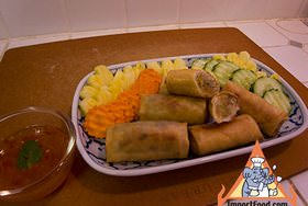 Thai Fried Spring Rolls, 'Poh Pia Tod'