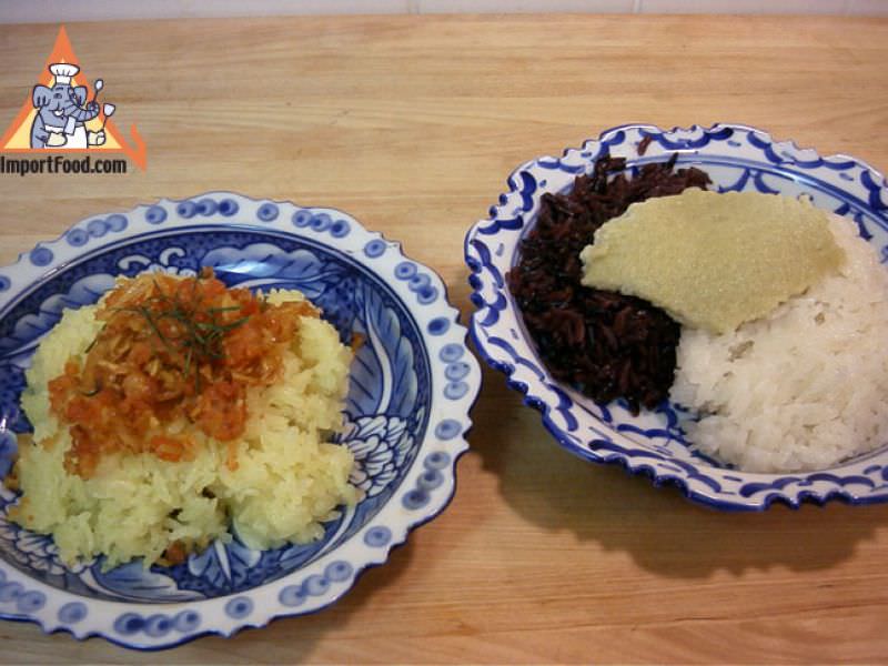 Thai Sticky Rice Steeped in Coconut Milk, 'Khao Neeo Moon'