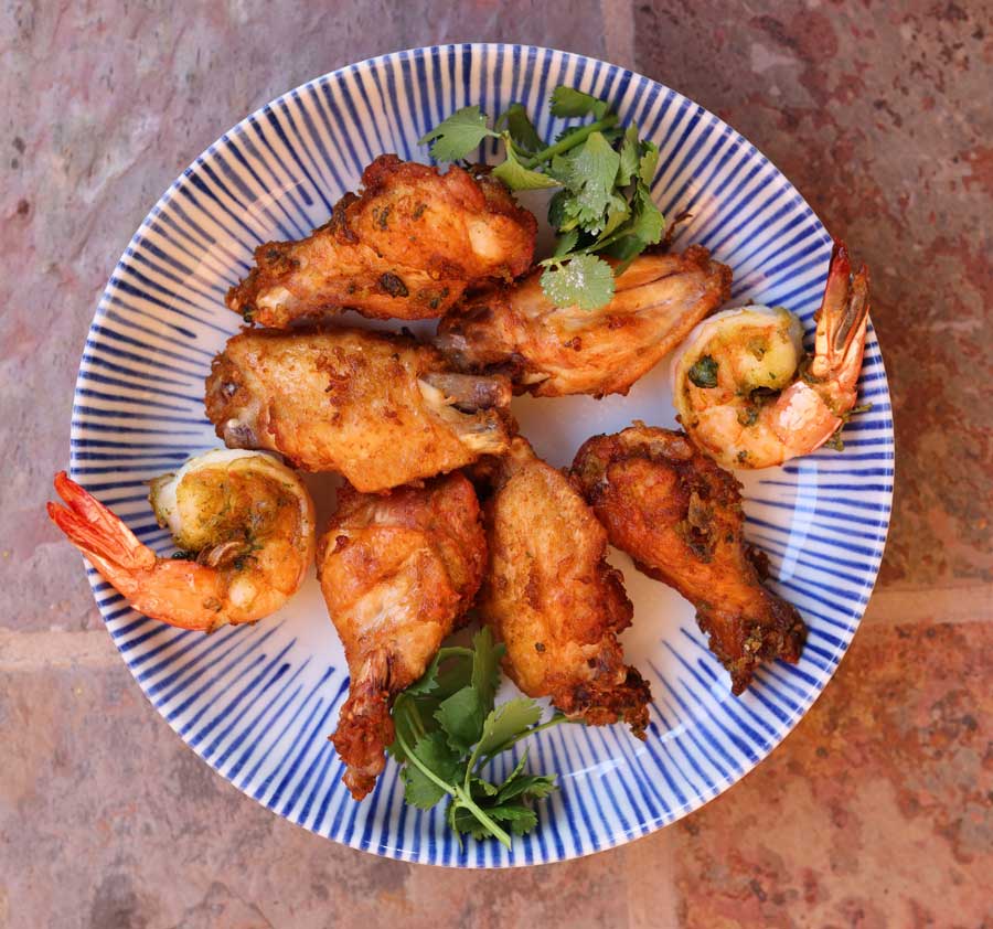 Thai-Style Fried Chicken Wings