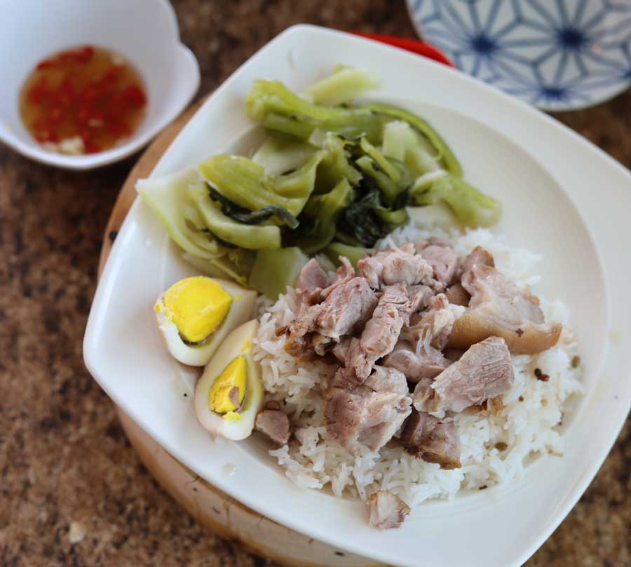 Pork Leg on Rice, 'Khao Kha Moo'