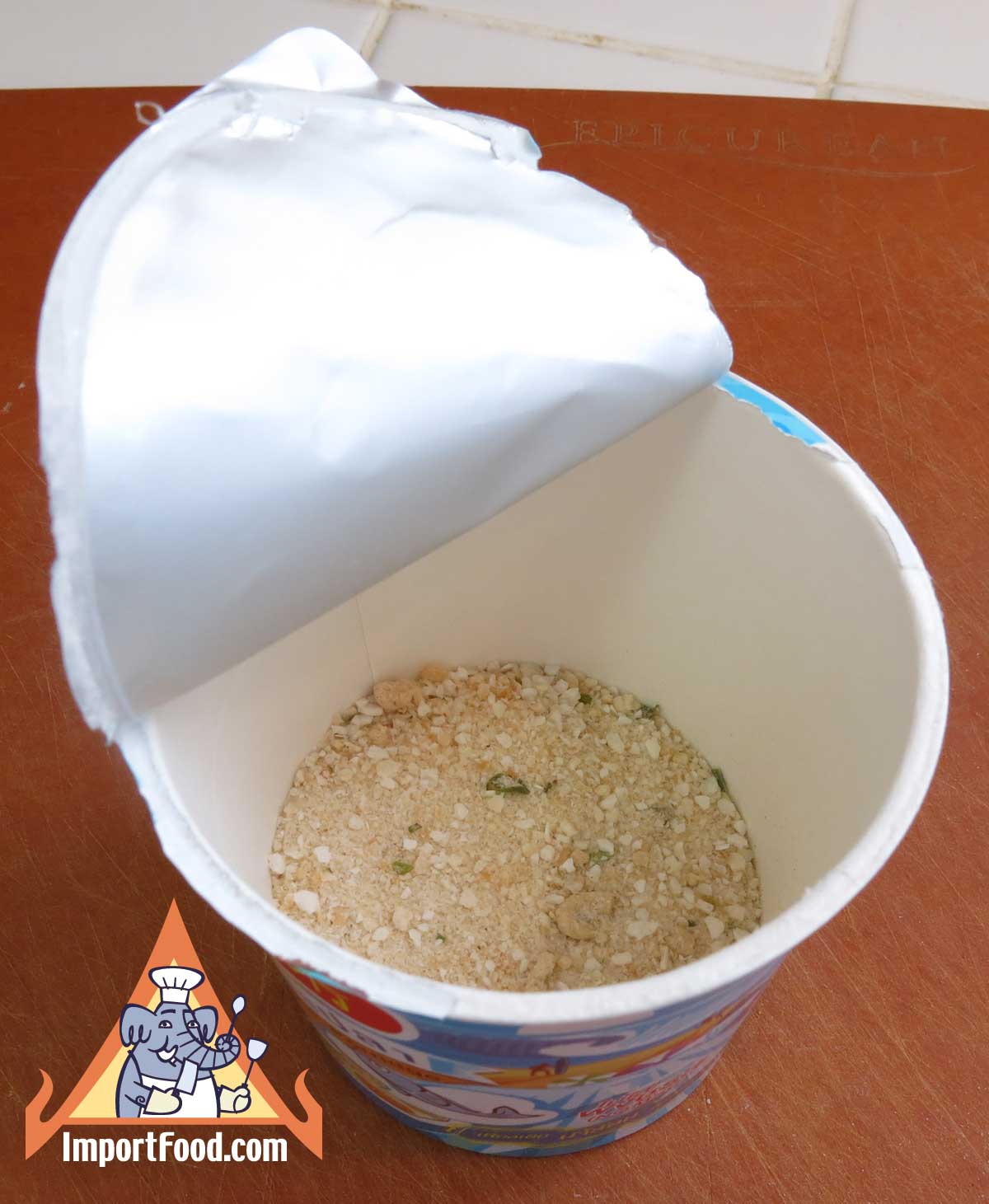 Instant Rice Porridge Opened