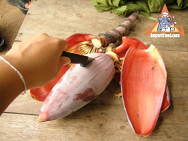 Thai banana flower, hua plee