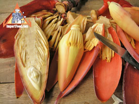 Thai banana flower, hua plee