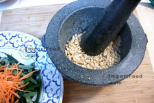 crushed peanuts