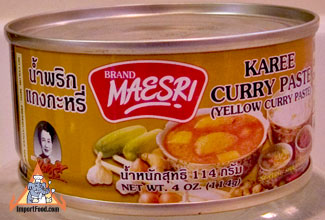 karee curry paste, maesri