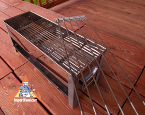 satay grill, thai street vendor