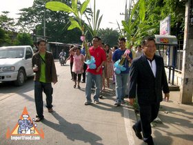 The Traditonal Thai Wedding and The Role of Food In The Celebration - Front of parade