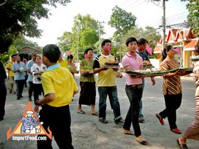 The Traditonal Thai Wedding and The Role of Food In The Celebration - Carrying food