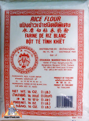 rice flour, thailand