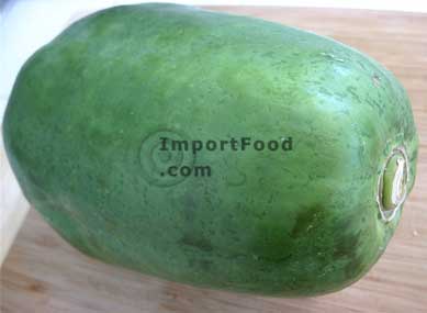 green papaya, fresh