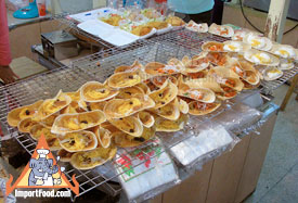 khanom buang thai pancakes