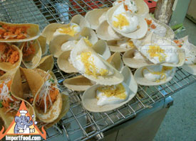khanom buang thai pancakes