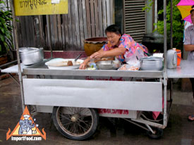 khao kha moo, bangkok street vendor