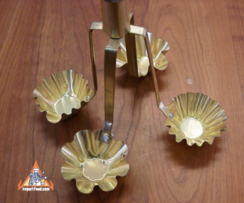 kratong tong mold, brass
