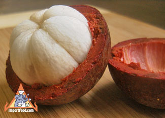 fresh mangosteen
