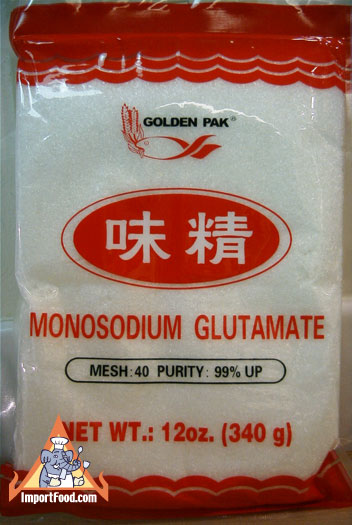 MSG, or monosodium glutamate,