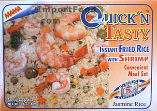 Thai fried rice shrimp