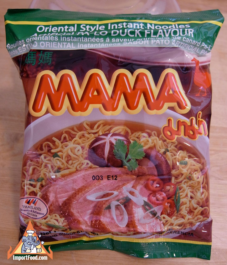 Mama Brand Instant Noodles, Duck Flavor, available online from