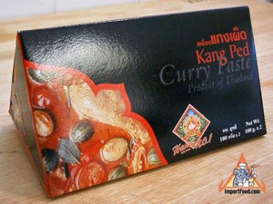 Red curry paste, Hand Brand, 7 oz