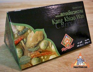 Green curry paste, Hand Brand, 7 oz