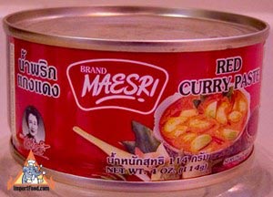 Maesri, red curry, 4 oz can
