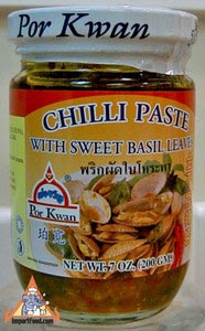 Chili Paste With Sweet Basil Leaves, 7 oz jar