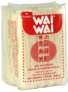 Rice vermicelli noodles, Wai Wai, 17.5 oz