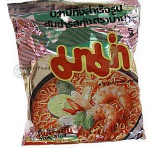 Mama brand, instant tom yum noodles, 6 packs