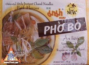 Mama brand, instant chan pho soup, 6 packs