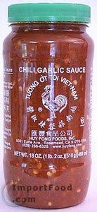 Chili garlic sauce, Huy Fong, 18 oz