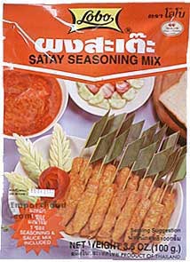 Lobo brand, Satay mix (peanut sauce), 3.5 oz
