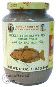 Pickled mud fish, 16 oz jar