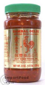 Sambal oelek, 8 oz jar