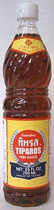 Fish Sauce, Tiparos brand, 750 cc (25 oz)