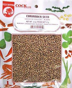 Coriander seed, 3.5 oz