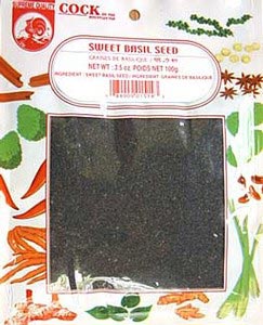 Sweet basil seed, 3.5 oz