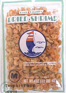 Dried shrimps, 3 oz