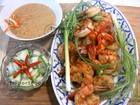 Thai Prawn Satay with Cucumber Salad