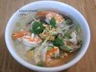 Thai Rice Soup with Shrimp, 'Khao Tom Goong'