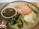 Steamed Fresh Fish and Vegetables Thai-Style with Dipping Sauce