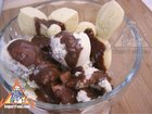 Thai Ice Cream with Basil Seeds & Chocolate-Ginger Ganache