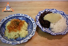 Thai Sticky Rice Steeped in Coconut Milk, 'Khao Neeo Moon' - Sticky Rice Steeped in Coconut Milk, 'Khao Neeo Moon'
