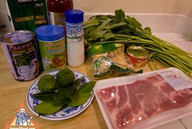 Gaeng Tay Poe - Ingredients ready