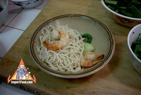 Thai Street Vendor Noodles, 'Ba Mee Haeng' - Cover with noodles