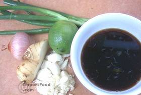Thai Beef Salad, 'Yum Nuea' - Sauce ingredients