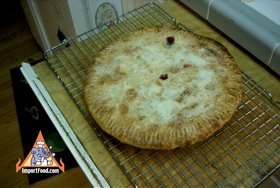 Palm Sugar Cherry Pie - Pie is ready